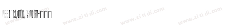 Reeji CloudLiShu GB字体转换